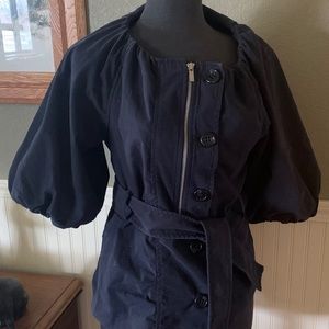 BCBGMaxAzria belted jacket style blouse